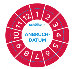 Anbruchplaketten für Reinigungs- & Desinfektionsmittel 